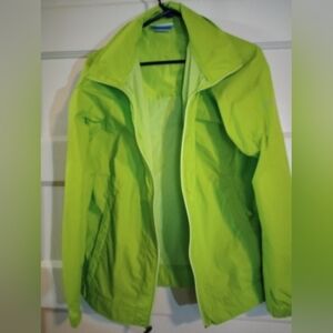 Columbia large zip up weather jacket women's